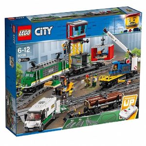 לגו רכבת CITY רכבת קרגו +שלט רחוק 60198