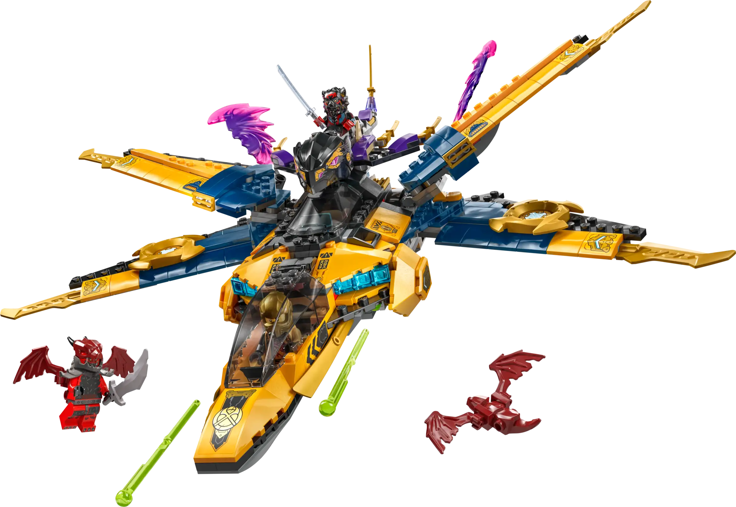 לגו Ninjago – מטוס סילון על סטורם של ראס וארין (71833)